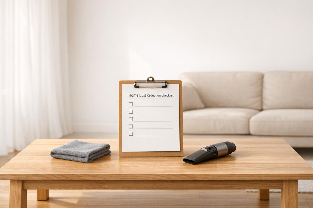 Home Dust Reduction Checklist – ElectroDust™